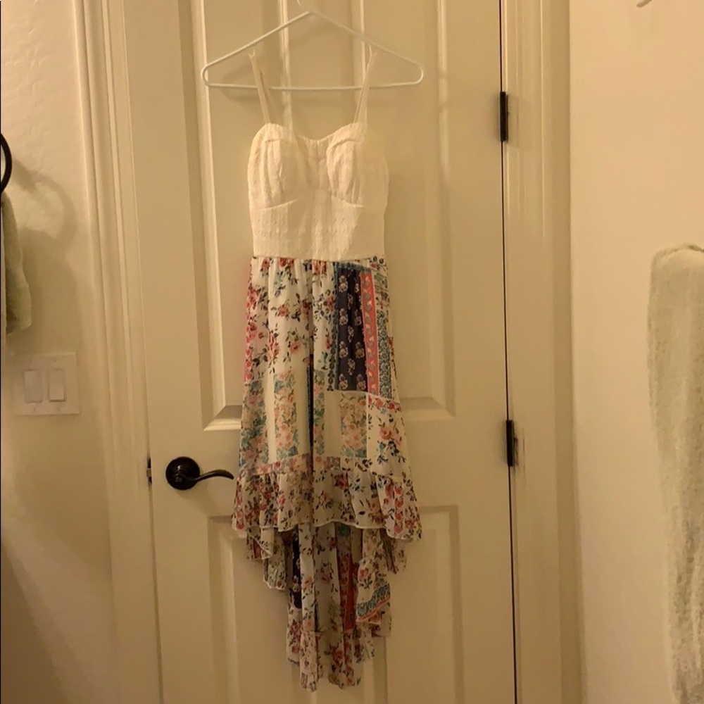 White flower dress
